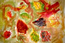 Осенние листья(акварель)