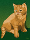 Рисунок на планшете (Котёнок)